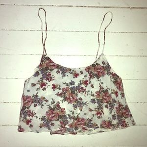 Brandy Melville Floral Tank